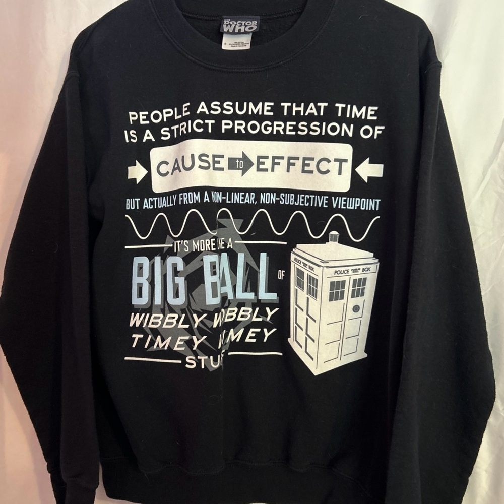 Dr Who Graphic Crewneck